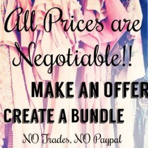 Make an offer or make a bundle!